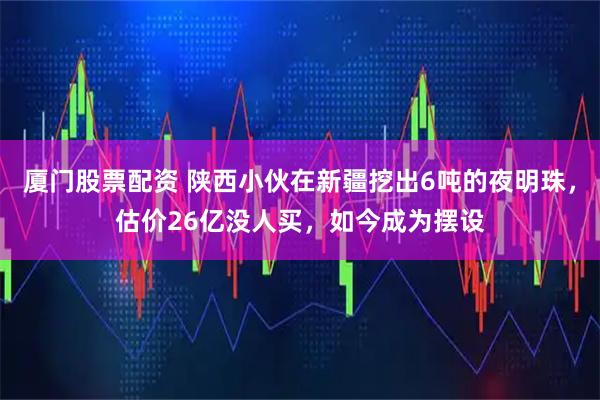 厦门股票配资 陕西小伙在新疆挖出6吨的夜明珠，估价26亿没人买，如今成为摆设